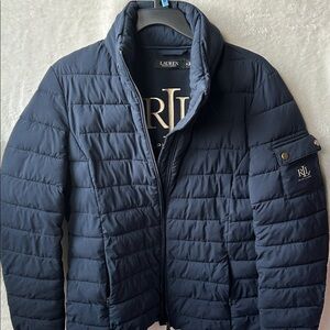 Ralph Lauren womens Dark Blue Puffer Jacket